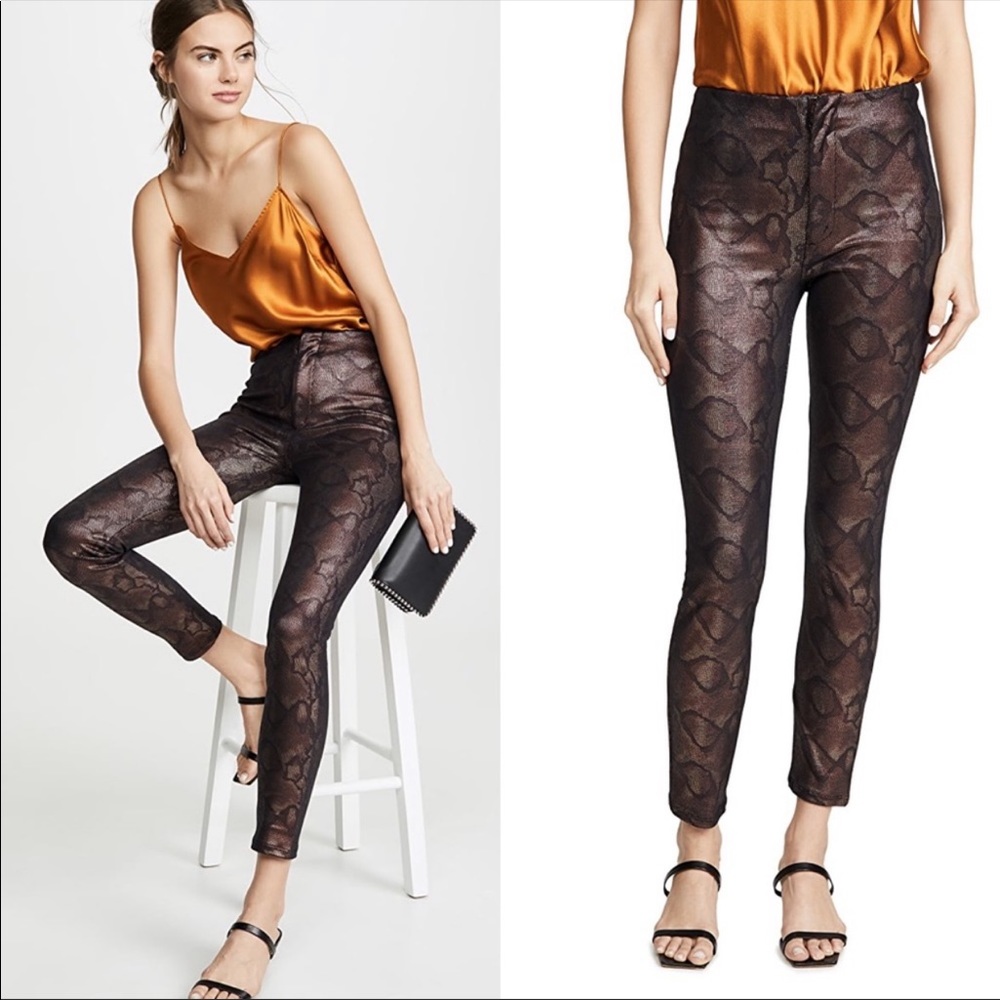 MOTHER The Looker Snake High Waist Skinny Pants Size 23